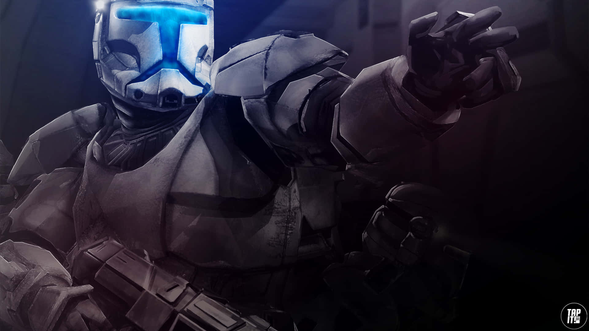 Starwars Clone Trooper Bakgrundsbild Wallpaper