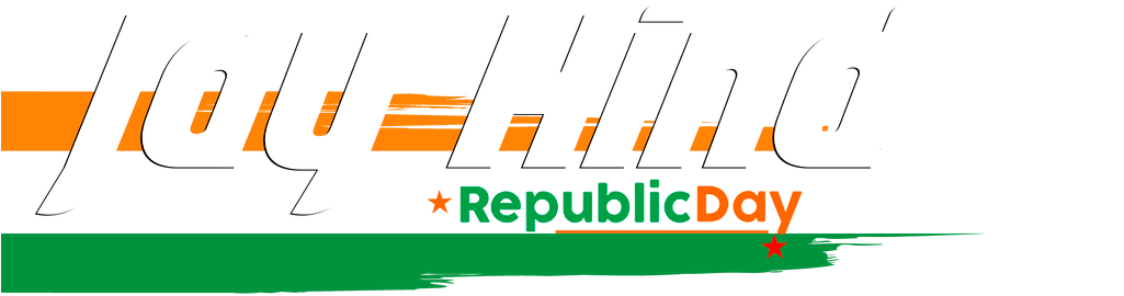 Republic Day Celebration Banner PNG