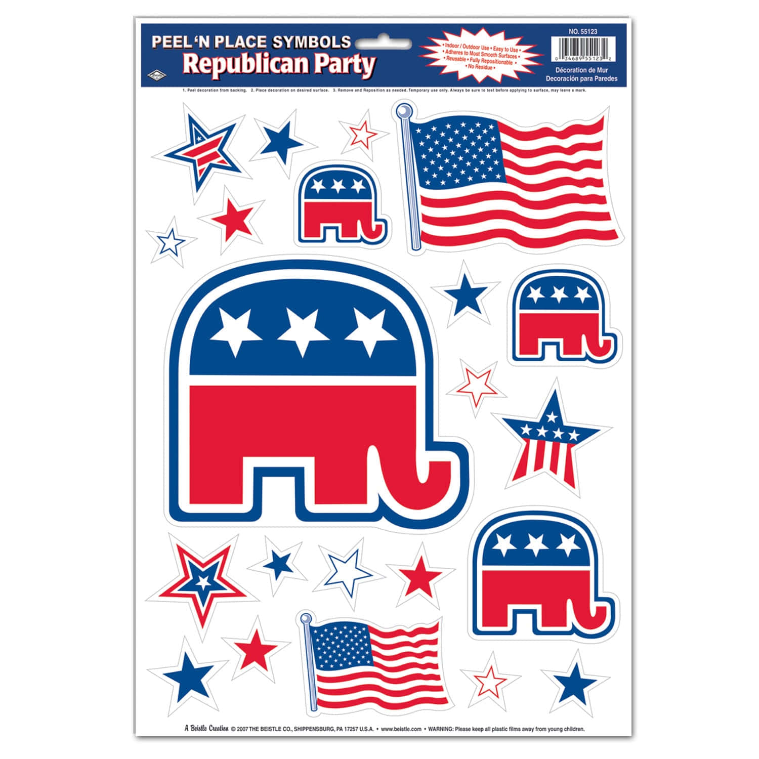 Republican Party Symbols Stickers Wallpaper