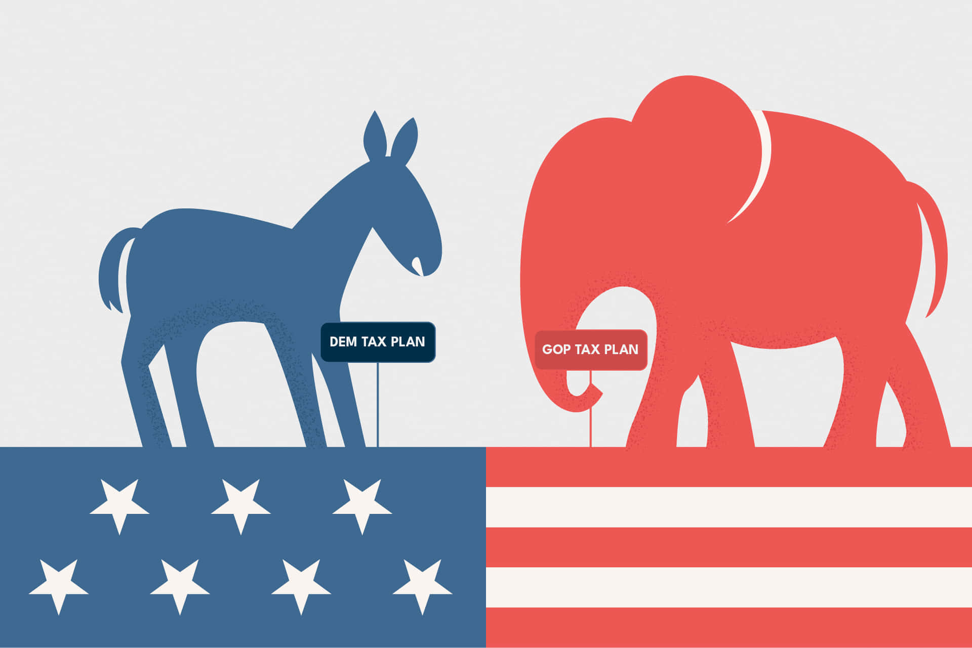 Republican Versus Democratic Tax Plan Wallpaper