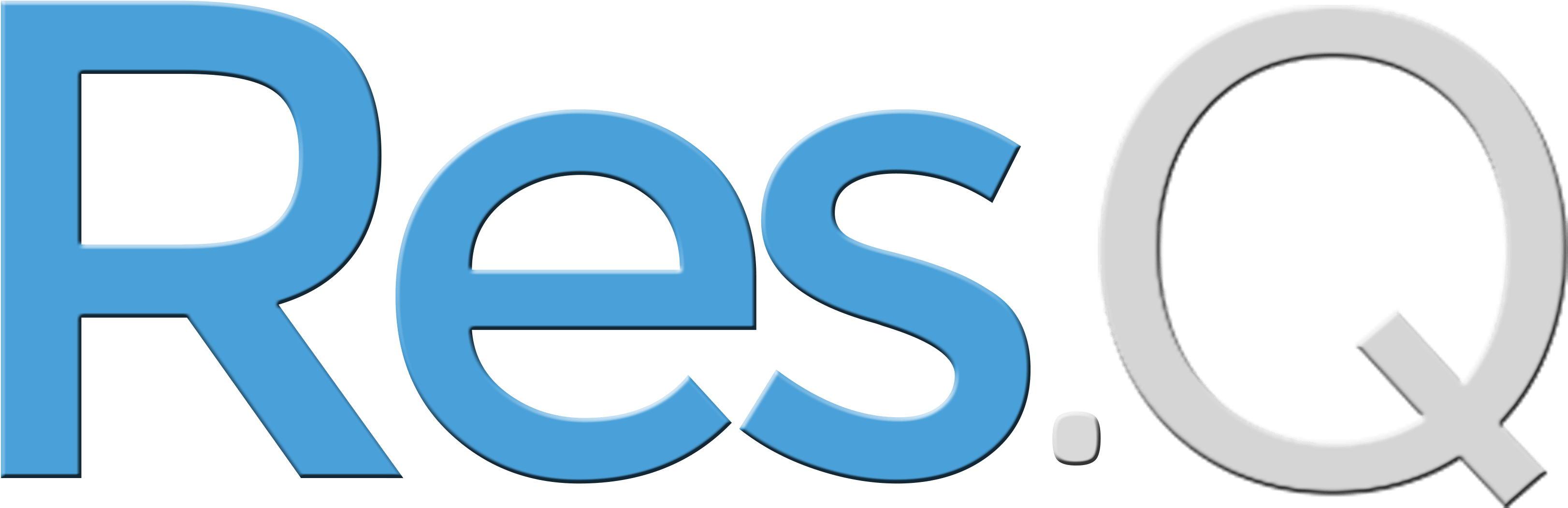 Res Q Logo Blue Background PNG