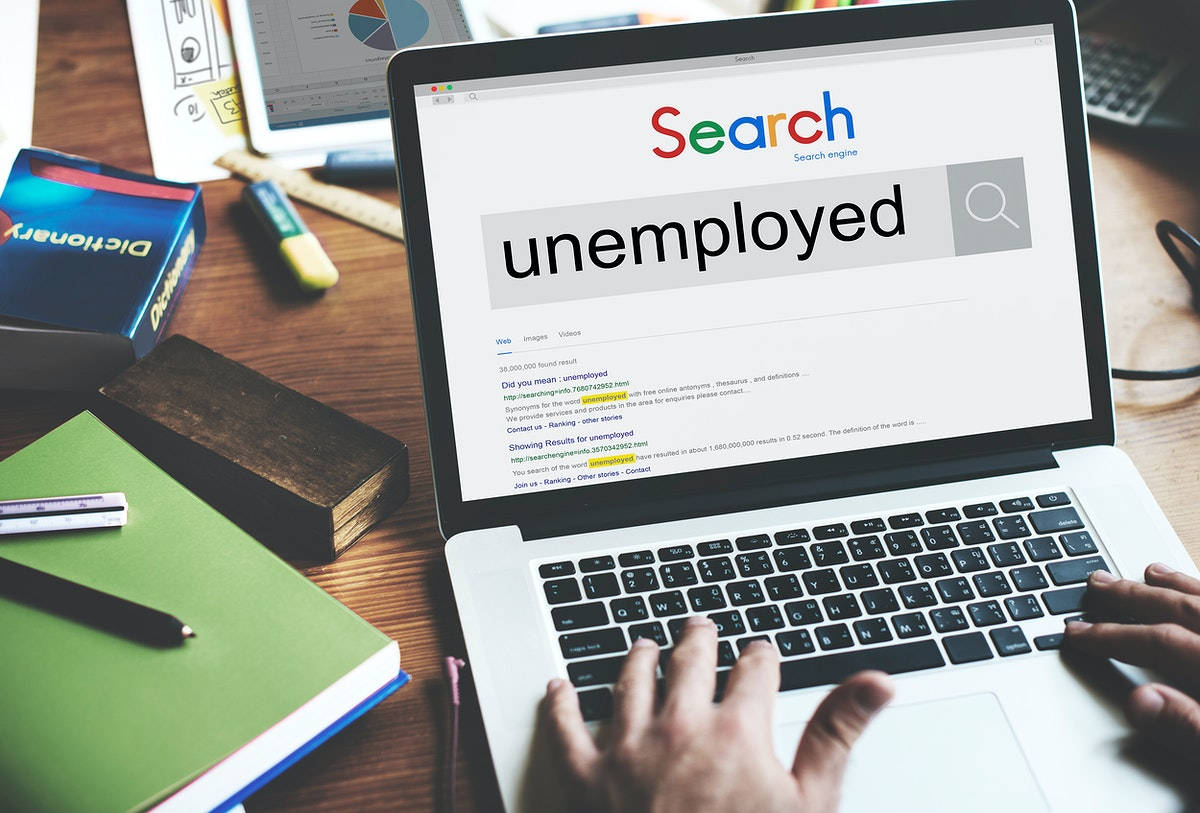 Researching For Words Relevant To Unemployment Wallpaper