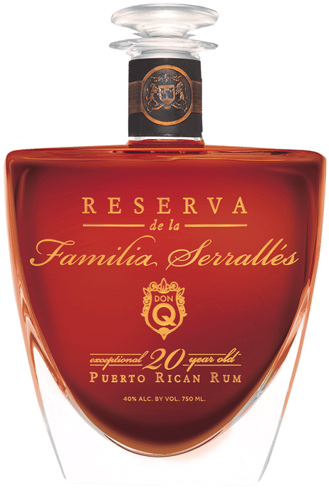 Reserva Familia Serralles Rum Bottle PNG