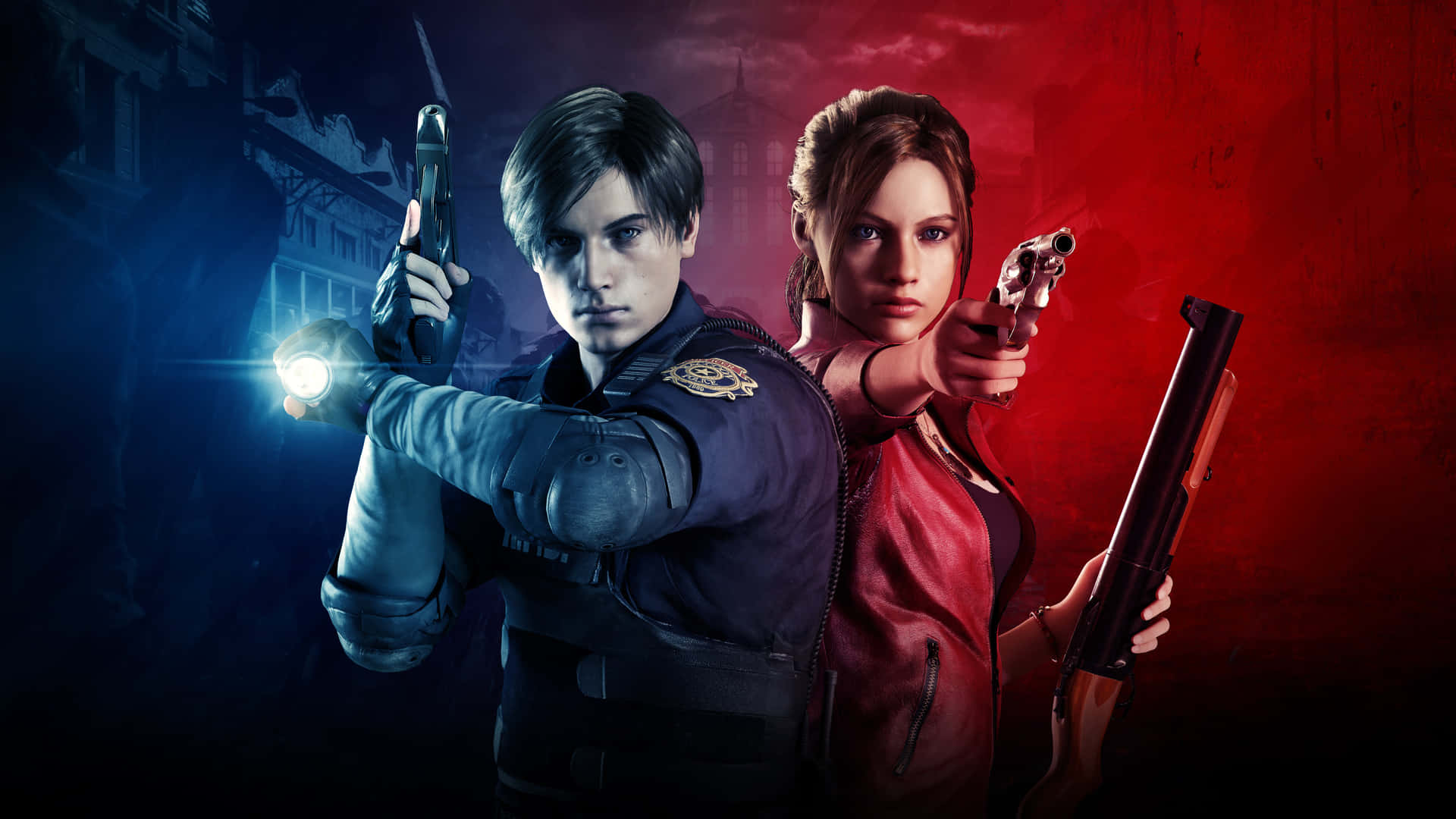 Förbereddig För Det Oväntade - Claire Redfield Från Resident Evil 2. Wallpaper