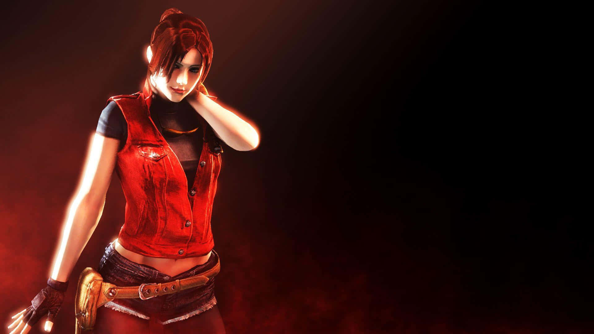 Claire Redfield gør hendes comeback i Resident Evil 2 wallpaper. Wallpaper