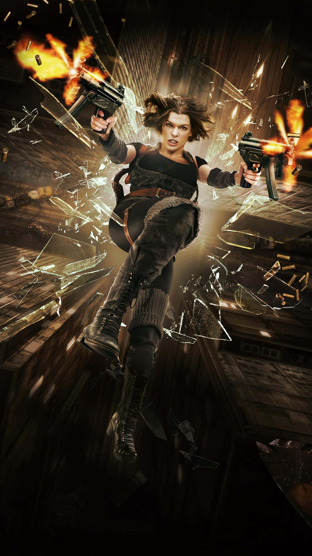 Dyk ned i det spændende spiloplevelse af Resident Evil 2. Wallpaper