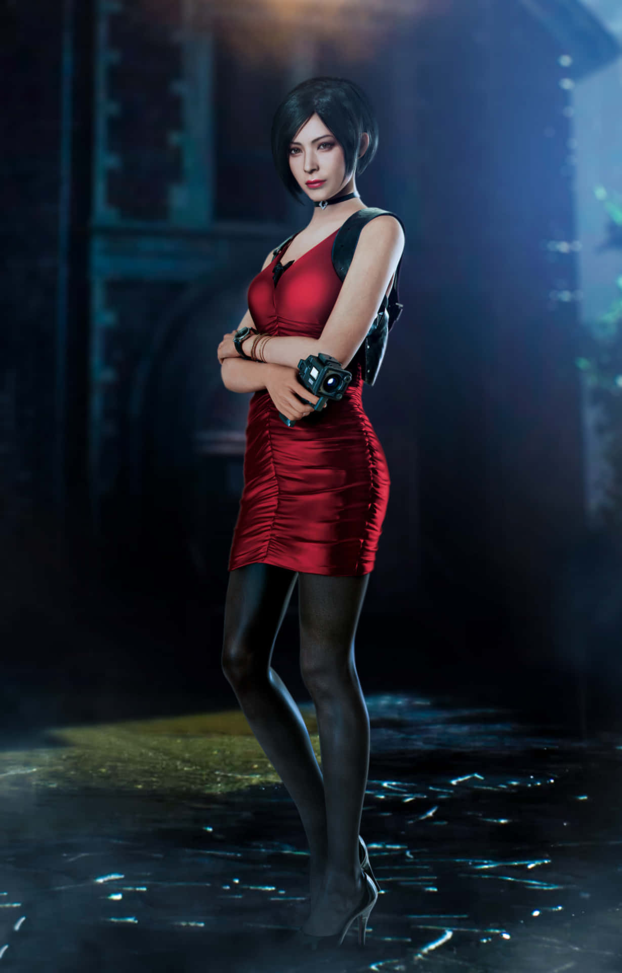 Resident Evil 2 Ada Wong Whole Body Phone Background