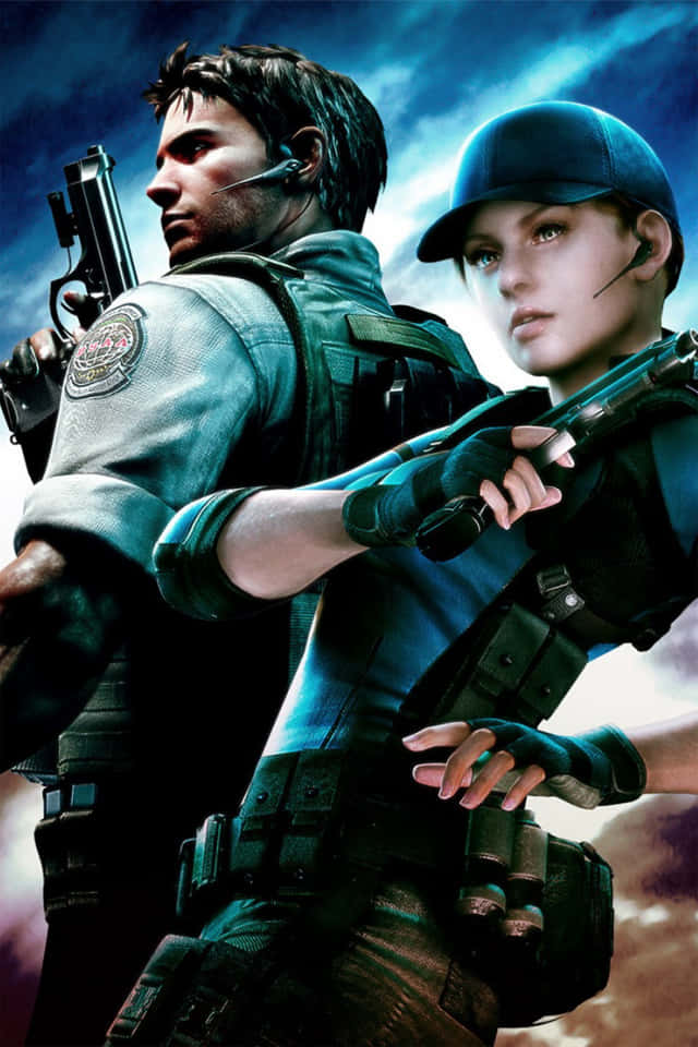 Udforsk de mørke hemmeligheder i Raccoon City, mens du spiller Resident Evil 2! Wallpaper