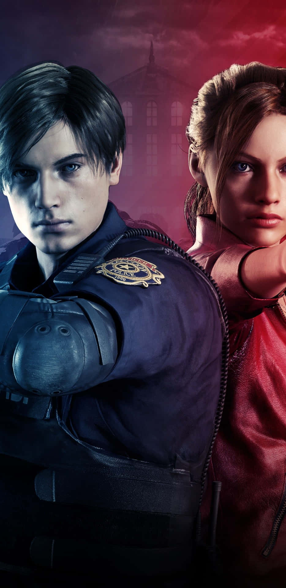 Resident Evil 2 Fanart Phone Background