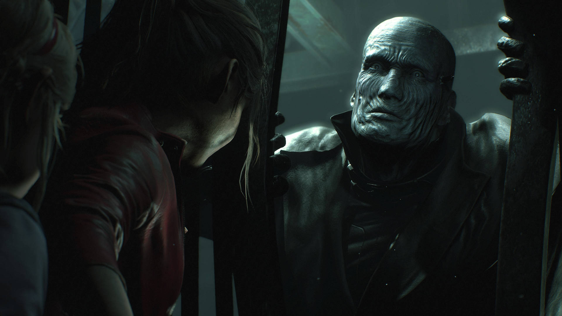 Experience the horror of Resident Evil 2 Remake with Mr. X! Wallpaper