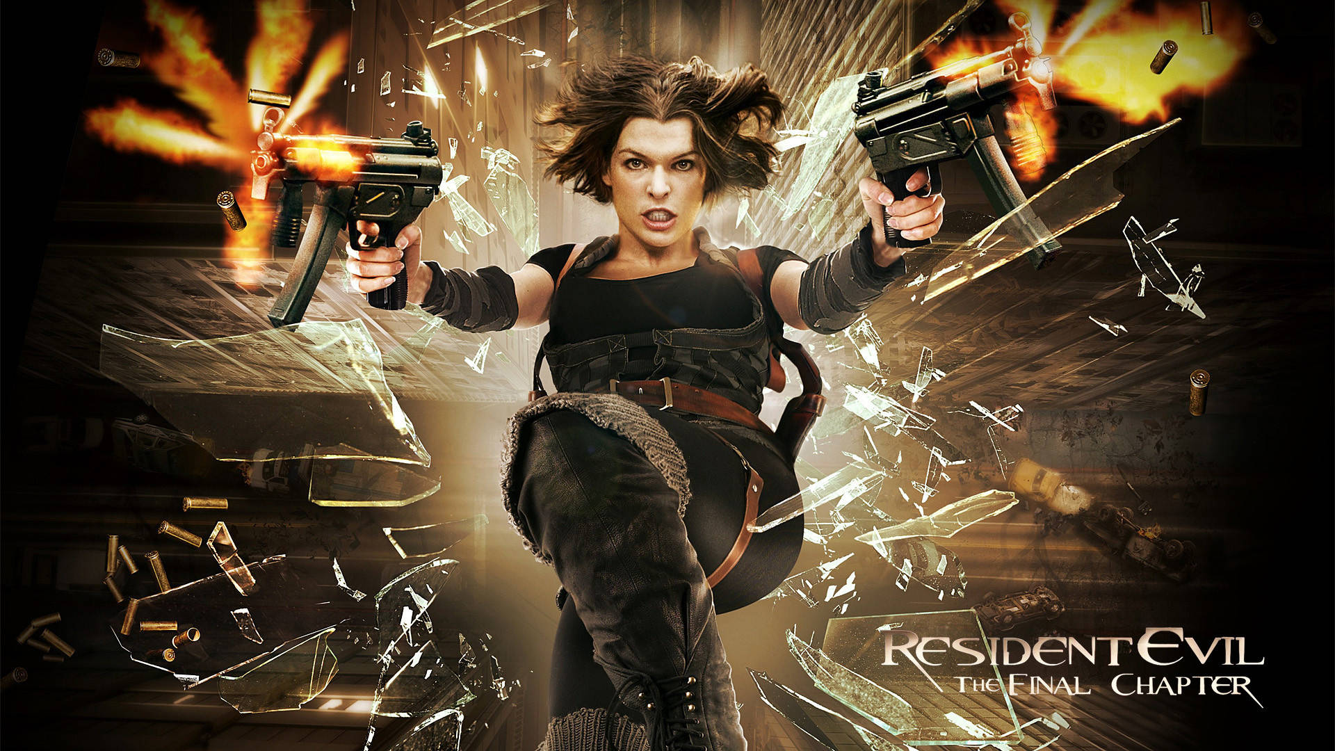 Resident Evil 6 Filmplakat Tapet: En filmplakat tapet tegnet til Resident Evil 6. Wallpaper