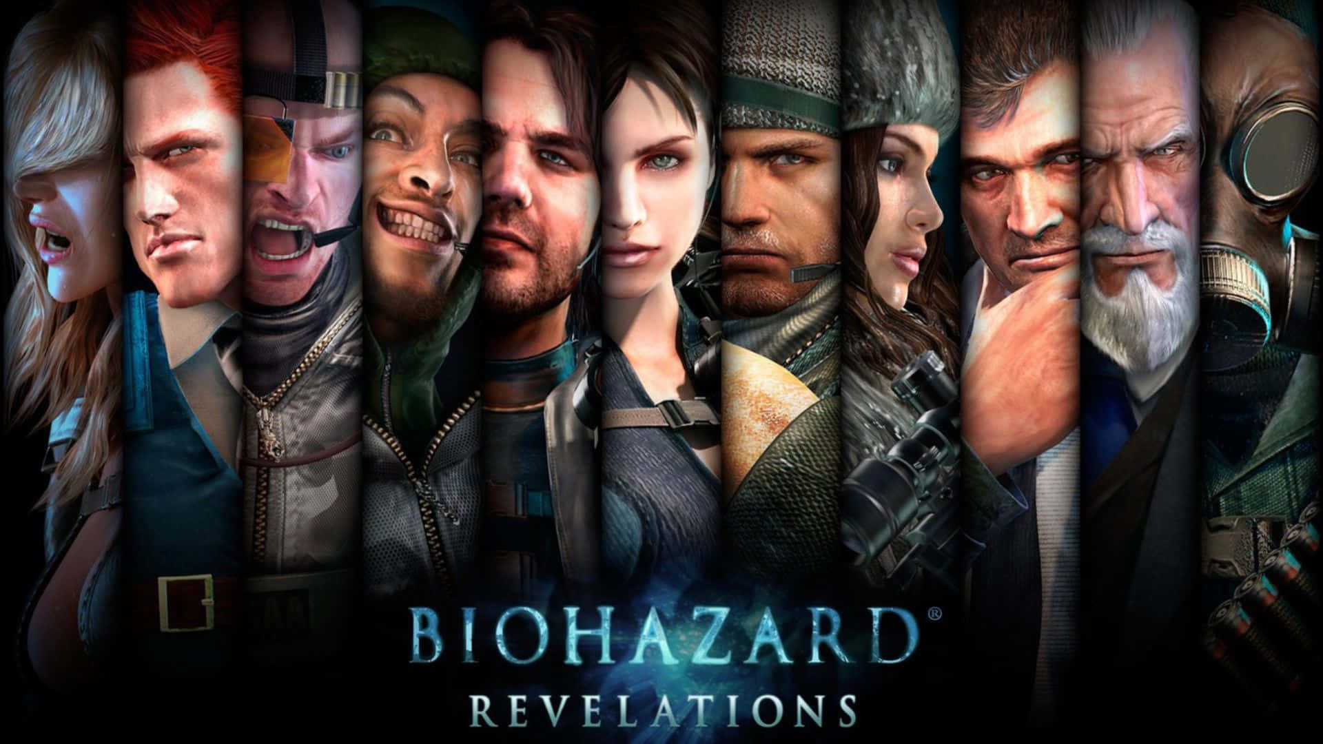 Resident Evil characters in action Wallpaper