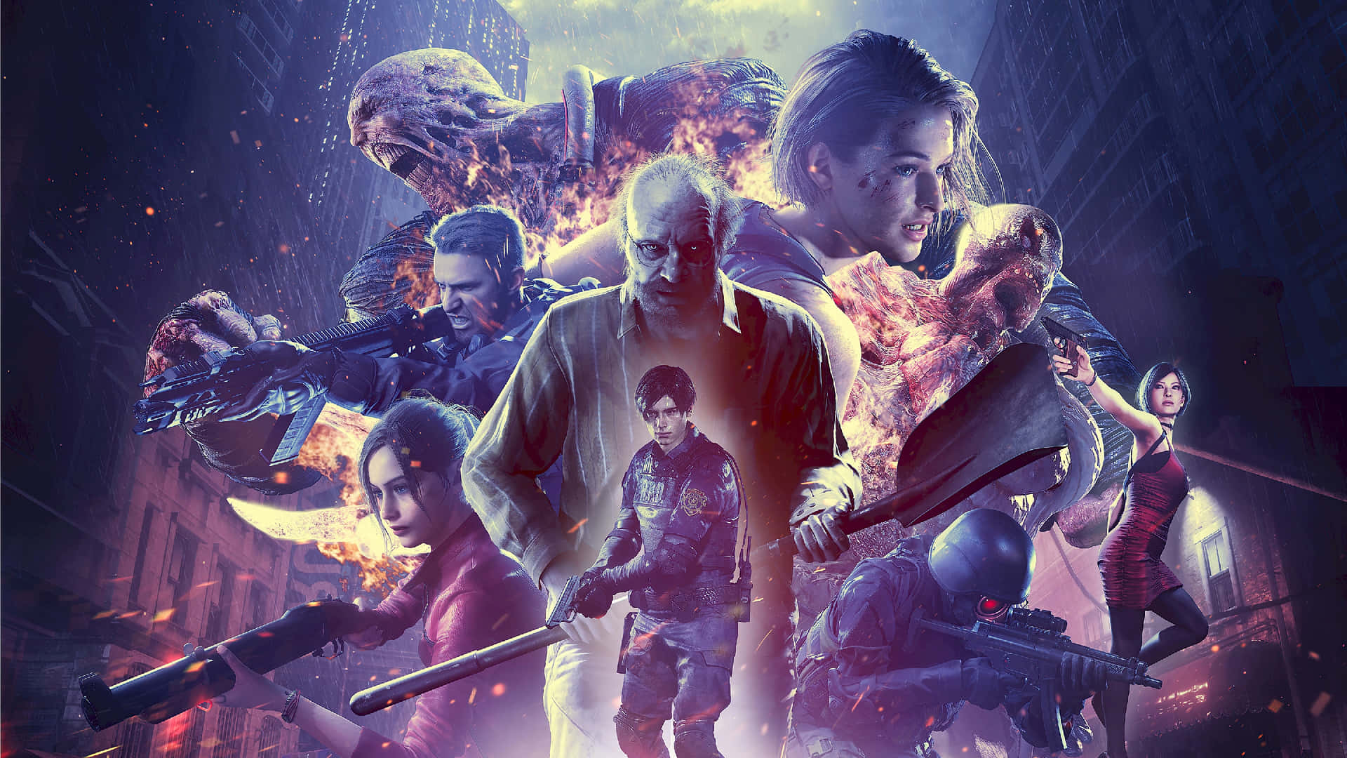 Resident Evil Game Poster Wallpaper