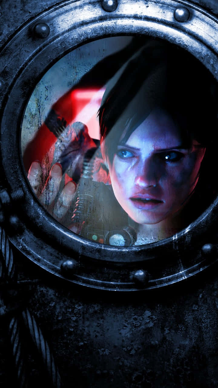 Resident Evil Iphone Girl In Round Window Wallpaper