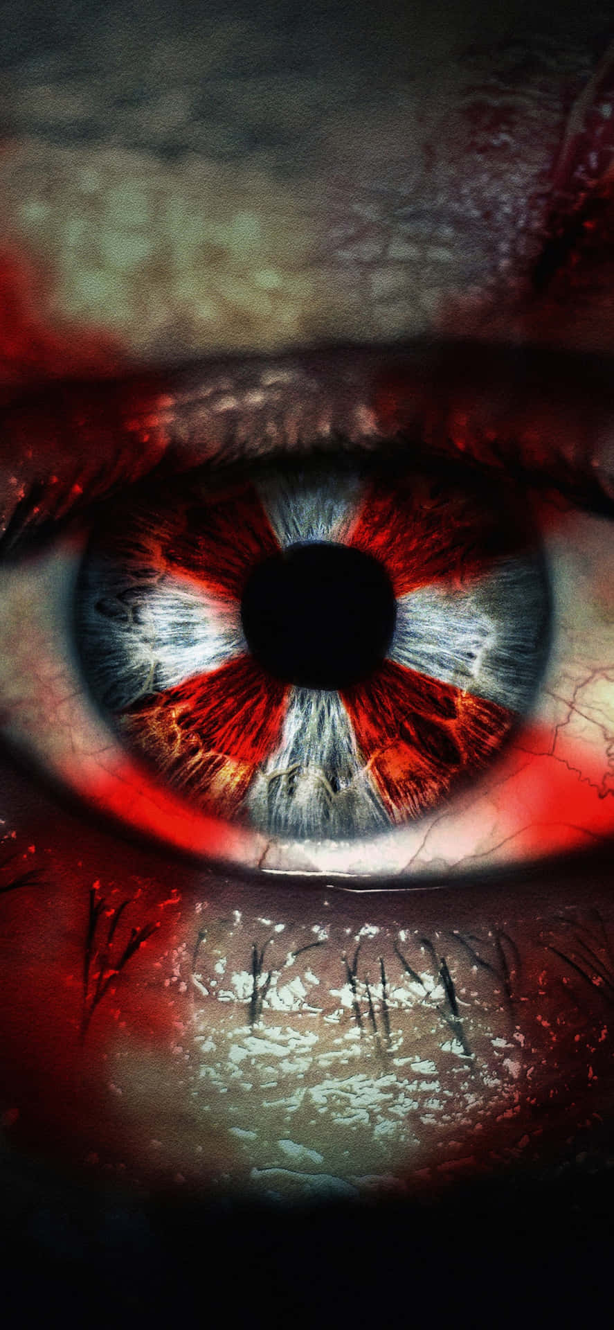 Resident Evil Iphone Bloody Eye Wallpaper