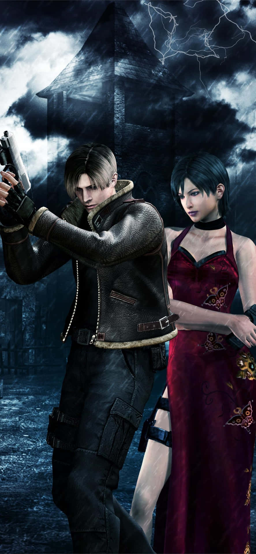 "Experience the ultimate thrill on your iPhone with Resident Evil!" Wallpaper