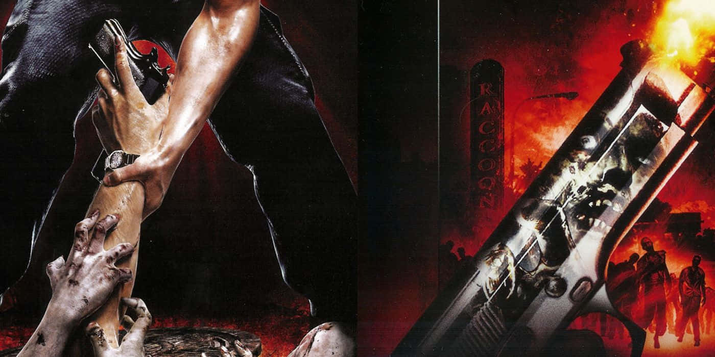 Resident Evil Outbreak File2 Kunstverk Bakgrunnsbildet