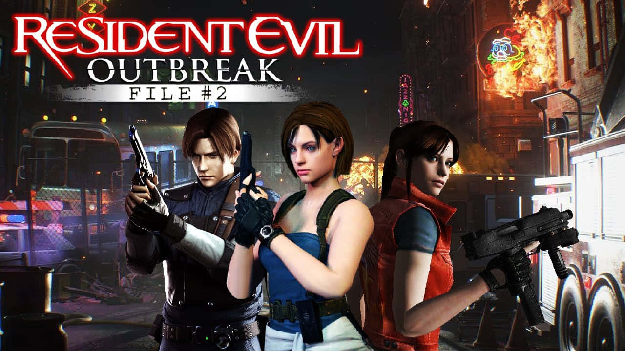 Resident Evil Outbreak File2 Helter Klare Bakgrunnsbildet