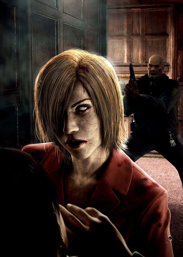 Resident Evil Outbreak Spannend Moment Achtergrond