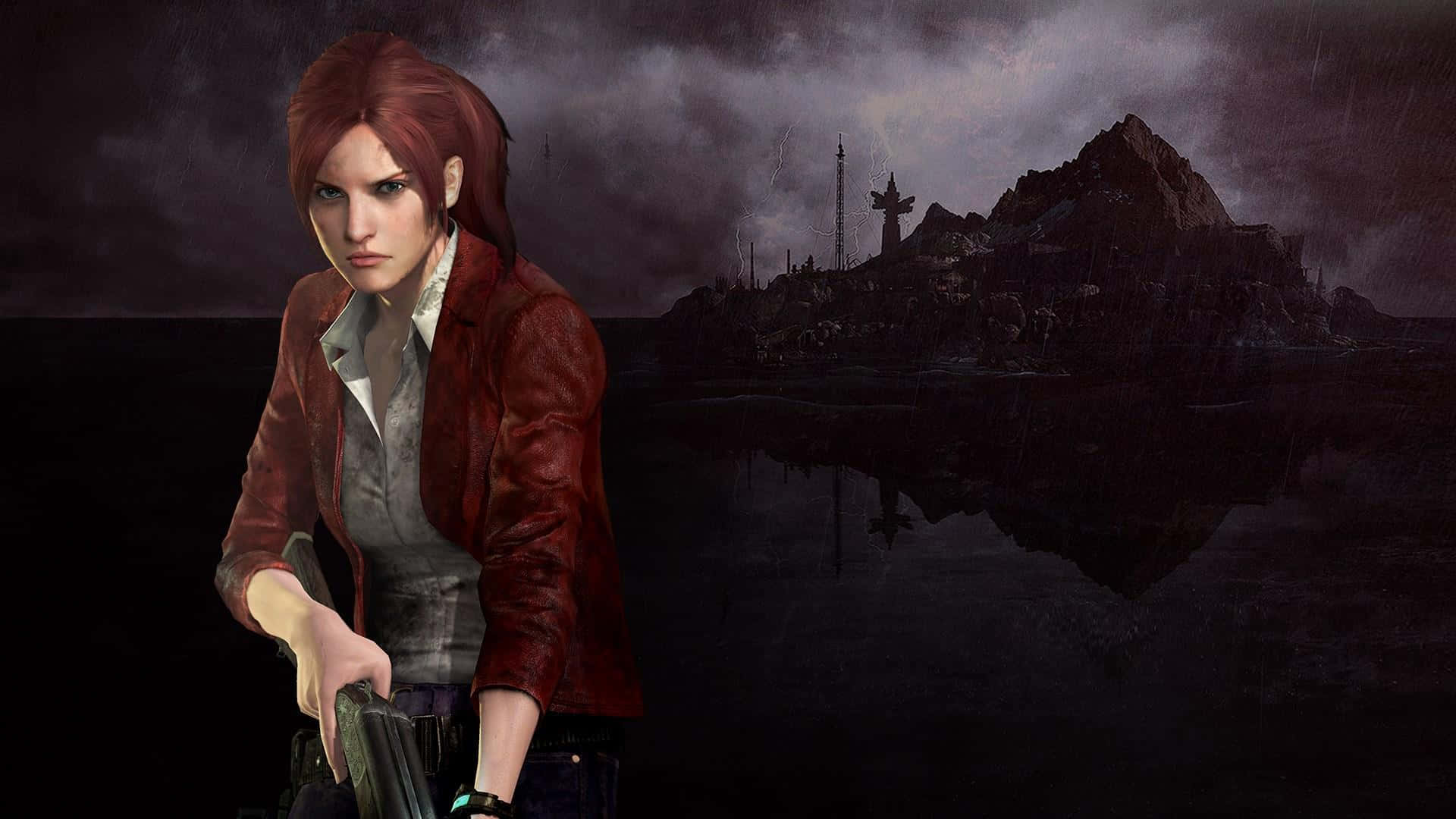 Overleve og kæmpe gennem natskrige mareridt af udbruddet i Resident Evil Revelations 2. Wallpaper