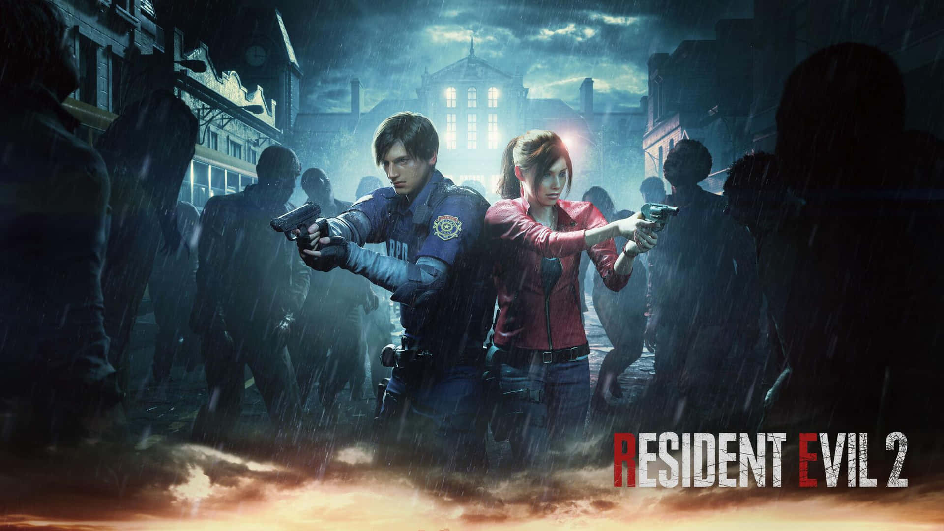 Spil som Claire eller Moira, mens de kæmper deres vej gennem Resident Evil Revelations 2. Wallpaper
