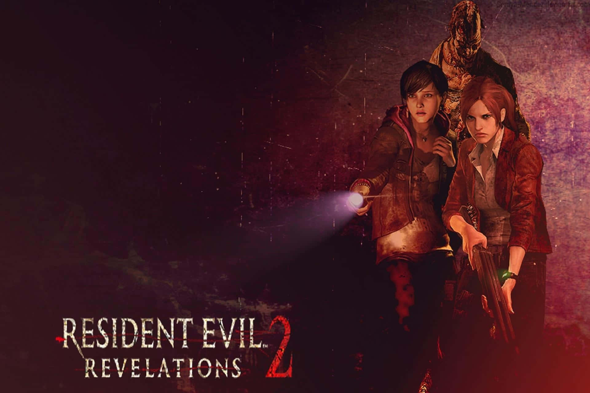 "Take refuge in the pulse-pounding horror of Resident Evil Revelations 2!" Wallpaper