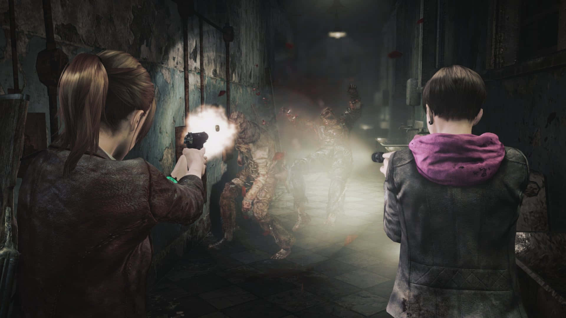 Uncover the truth with Resident Evil Revelations 2 Wallpaper