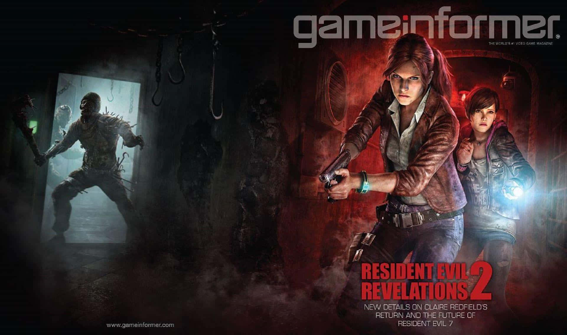 Begleitensie Claire Redfield Und Moira Burton Auf Ihrem Abenteuer In Der Welt Von Resident Evil Revelations 2 Wallpaper