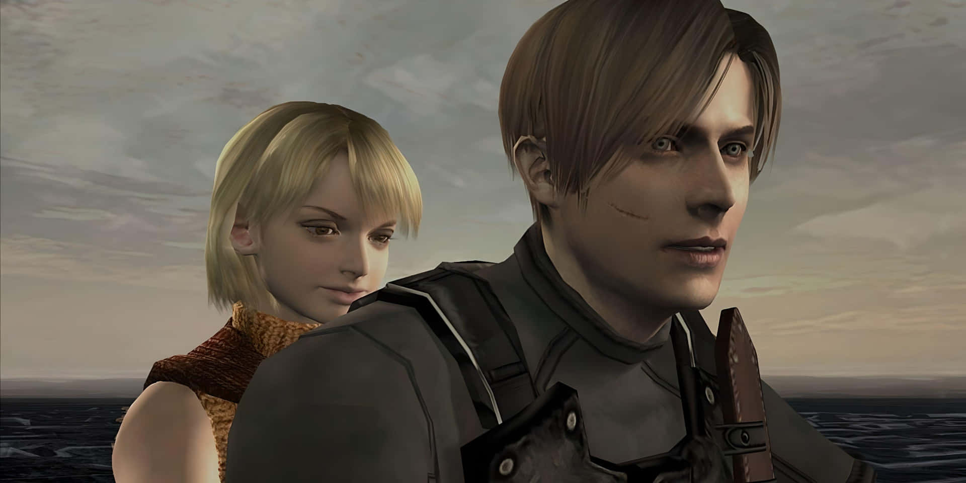 Resident Evil's Ashley Graham In A Tense Moment Wallpaper