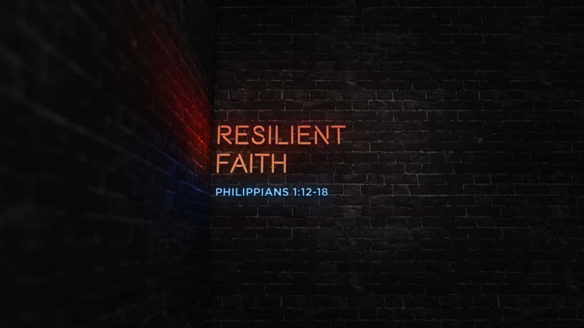 Resilient Bible Verse Wallpaper