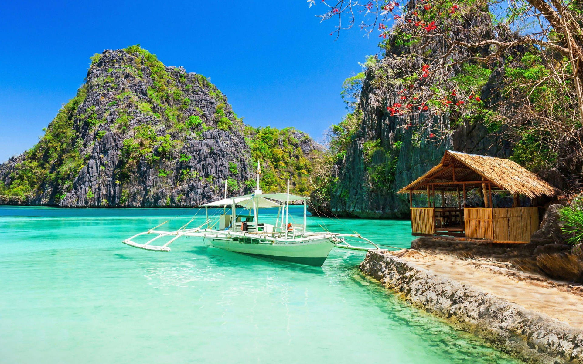 Resort A El Nido Palawan Filippine Sfondo