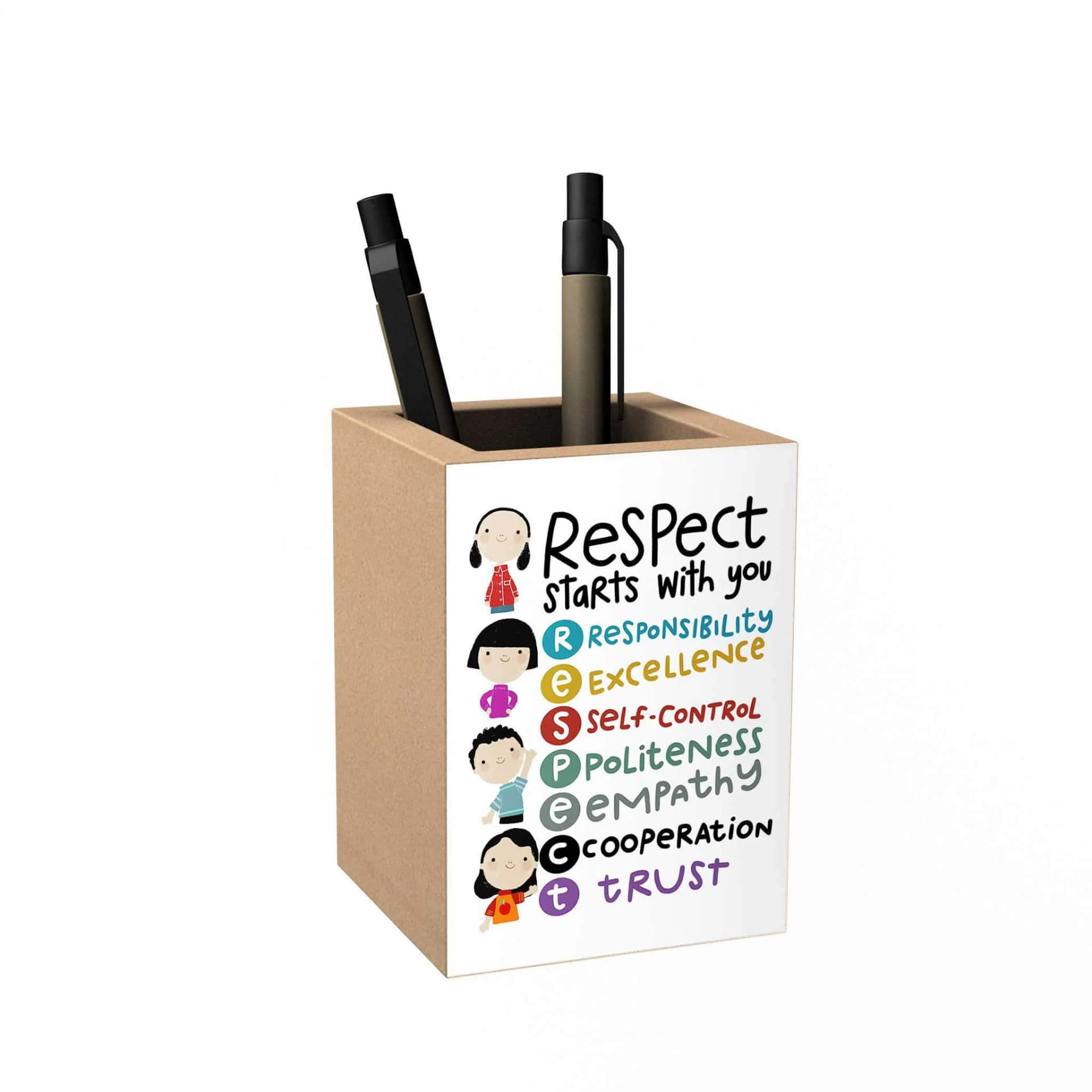 respect pencil holder
