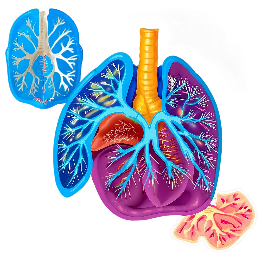 Respiratory Organs Illustration Png Fyf51 PNG