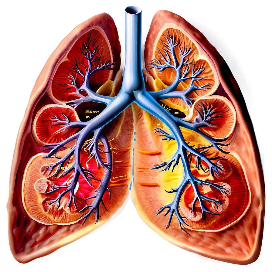 Respiratory System Cross Section Png Gyv PNG