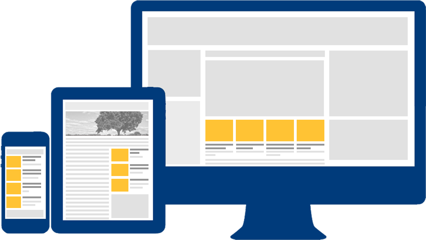 Responsive Web Design Concept PNG