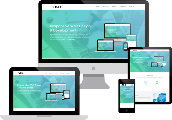 Responsive Web Design Devices Display PNG