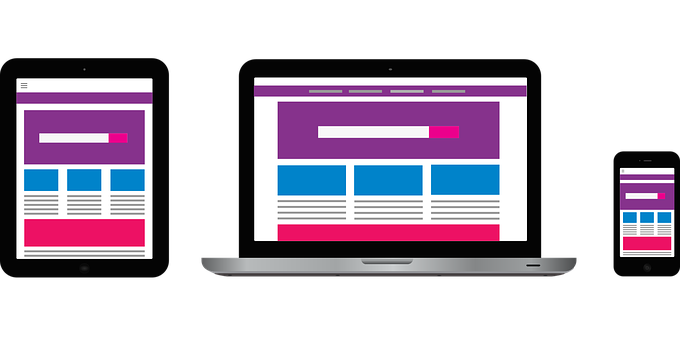 Responsive Web Design Display PNG