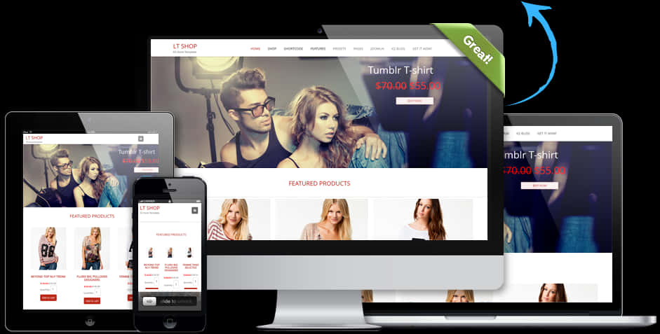 Responsive Web Design Showcase PNG