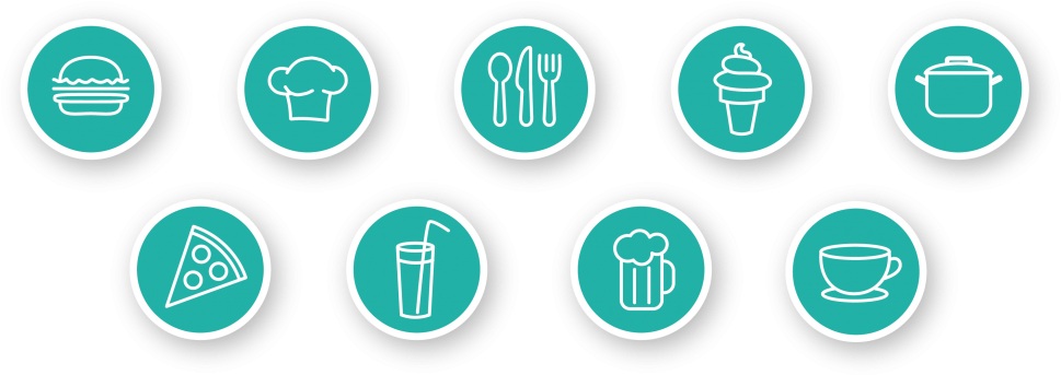 Restaurant Icons Set_ Vector PNG