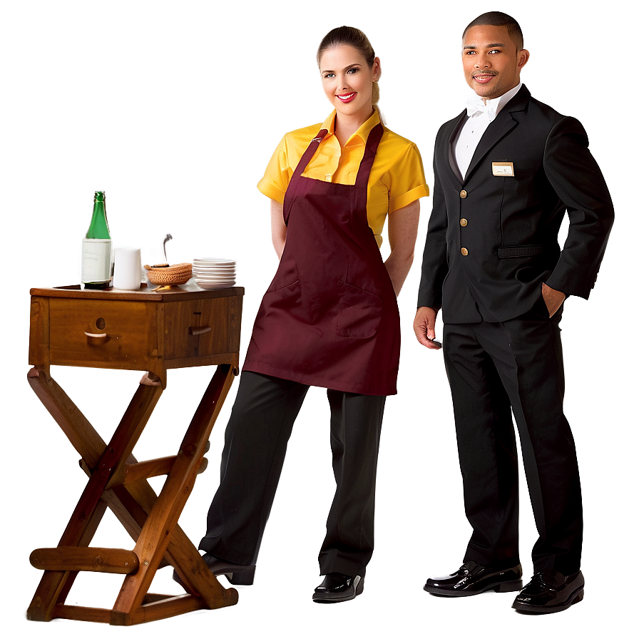 Restaurant Staff Uniform Png 41 PNG