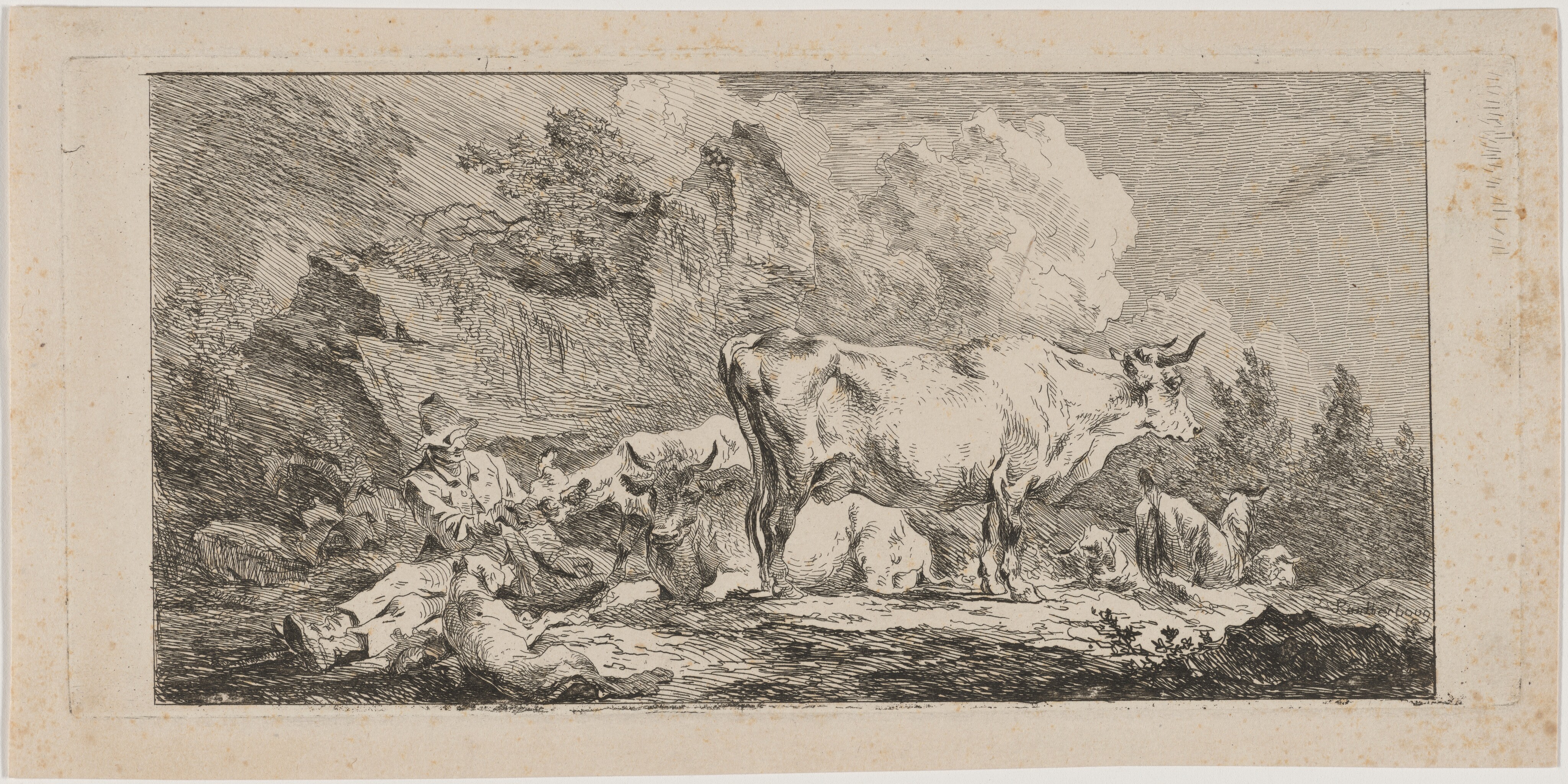 Resting Herdsman Wallpaper