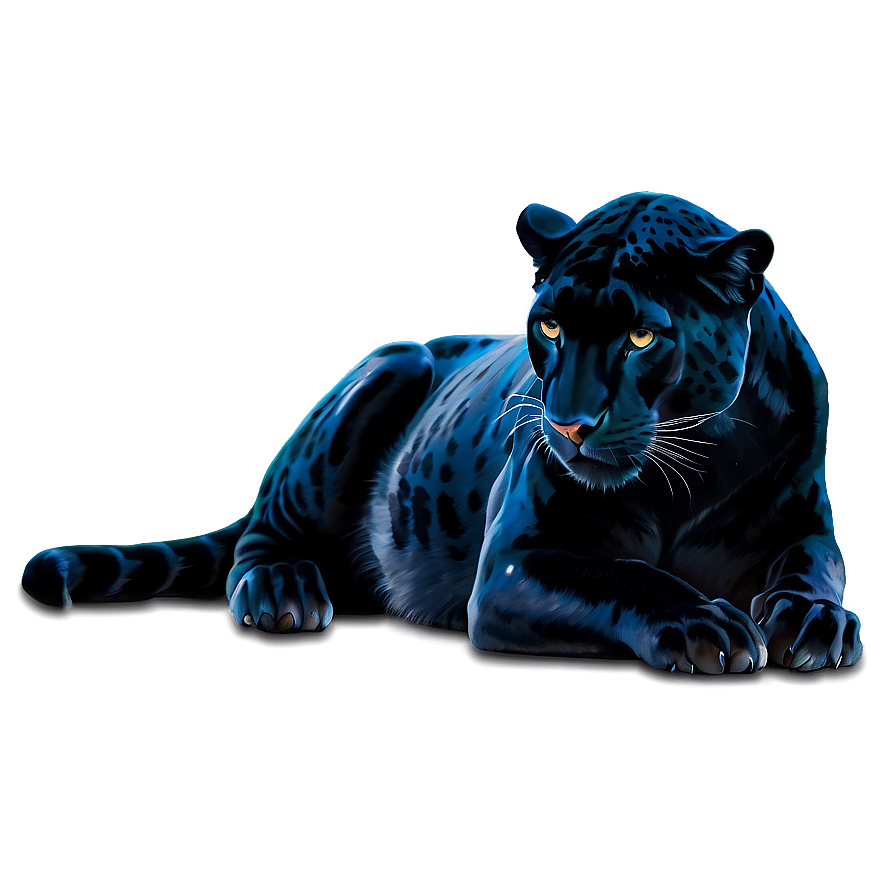 Resting Panther Png Iib18 PNG