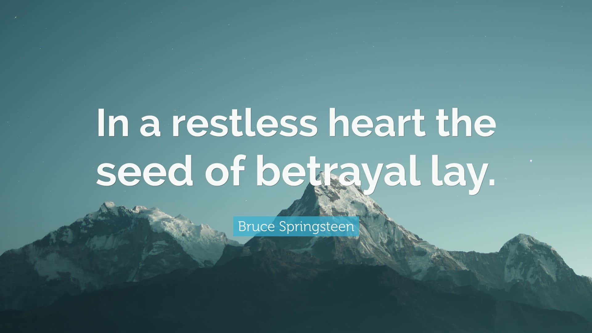 Restless Heart Quote Graphics Wallpaper