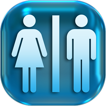 Restroom Sign Icon PNG