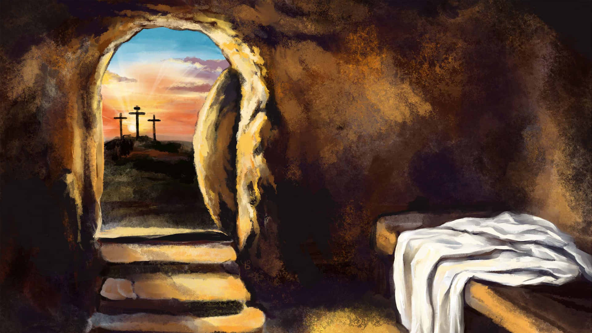 Laresurrección De Jesús Es Un Símbolo Profundo De Esperanza Y Nuevos Comienzos.