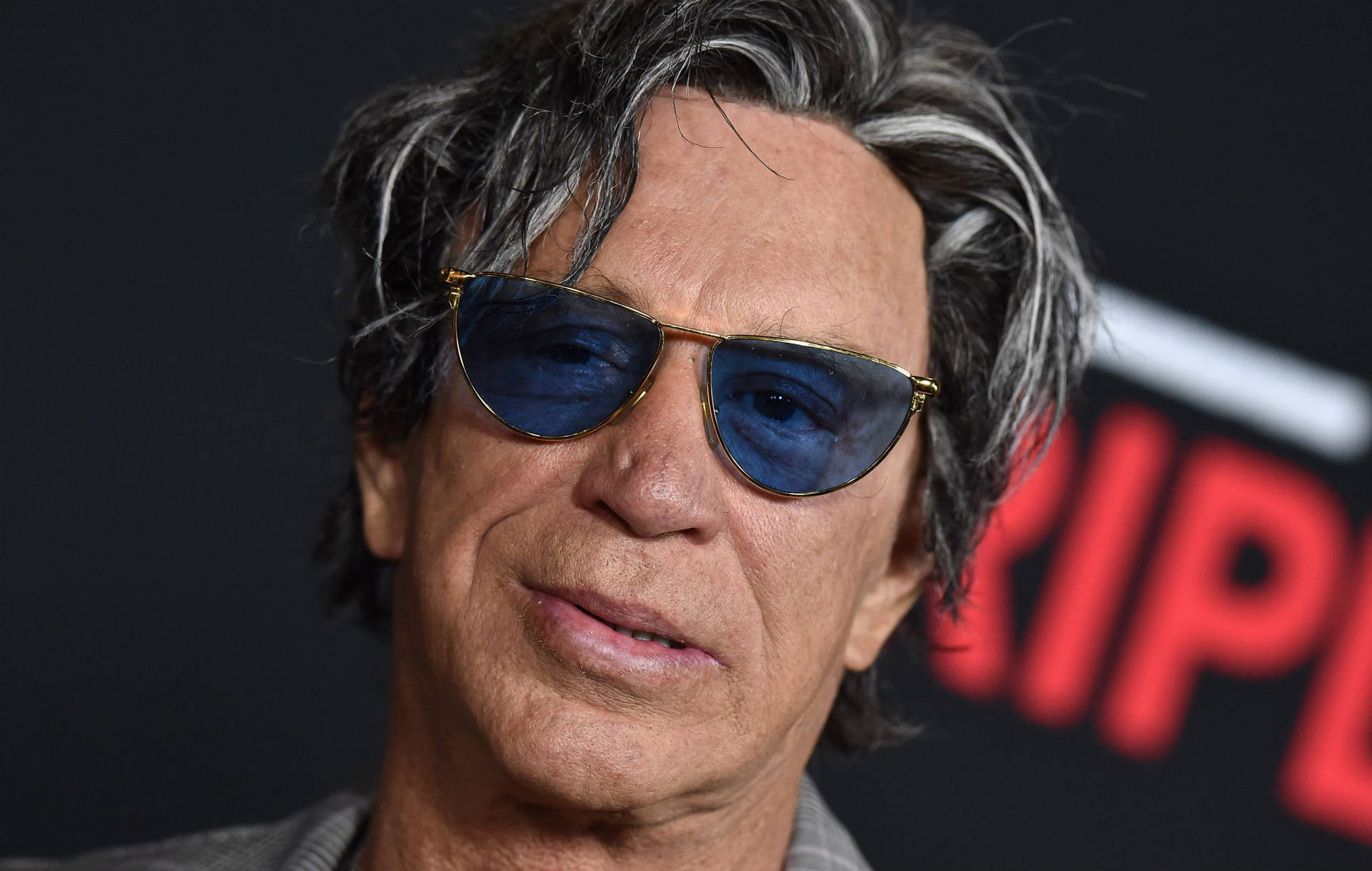 Mickey Rourke, the Retired Boxer, Graces the Premiere of 'Triple 9' Wallpaper