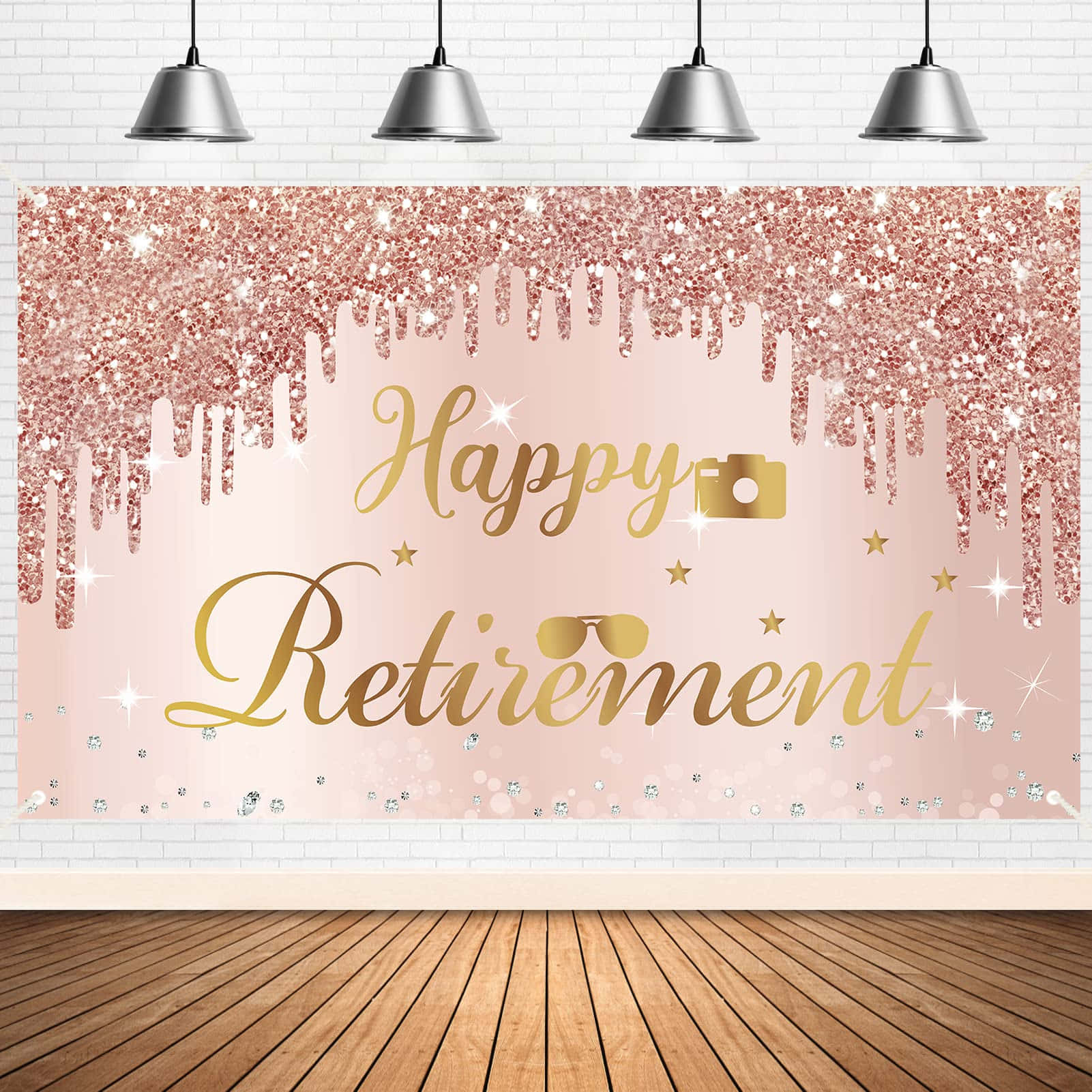 Happy Retirement Party Backdrop