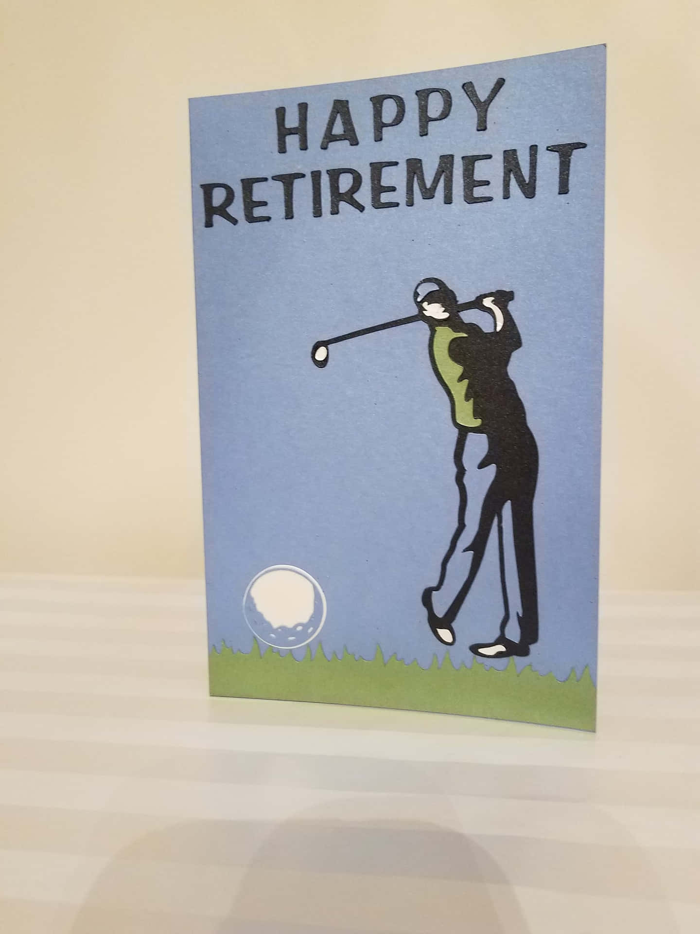 Happy Retirement Card With Golfer