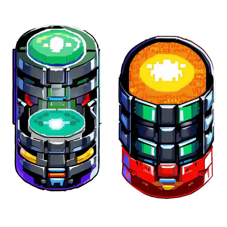 Retro 16 Bit Power-ups Png Mfn PNG