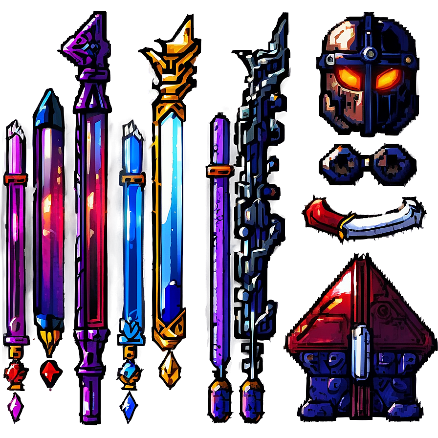 Retro 16 Bit Rpg Elements Png Xto58 PNG